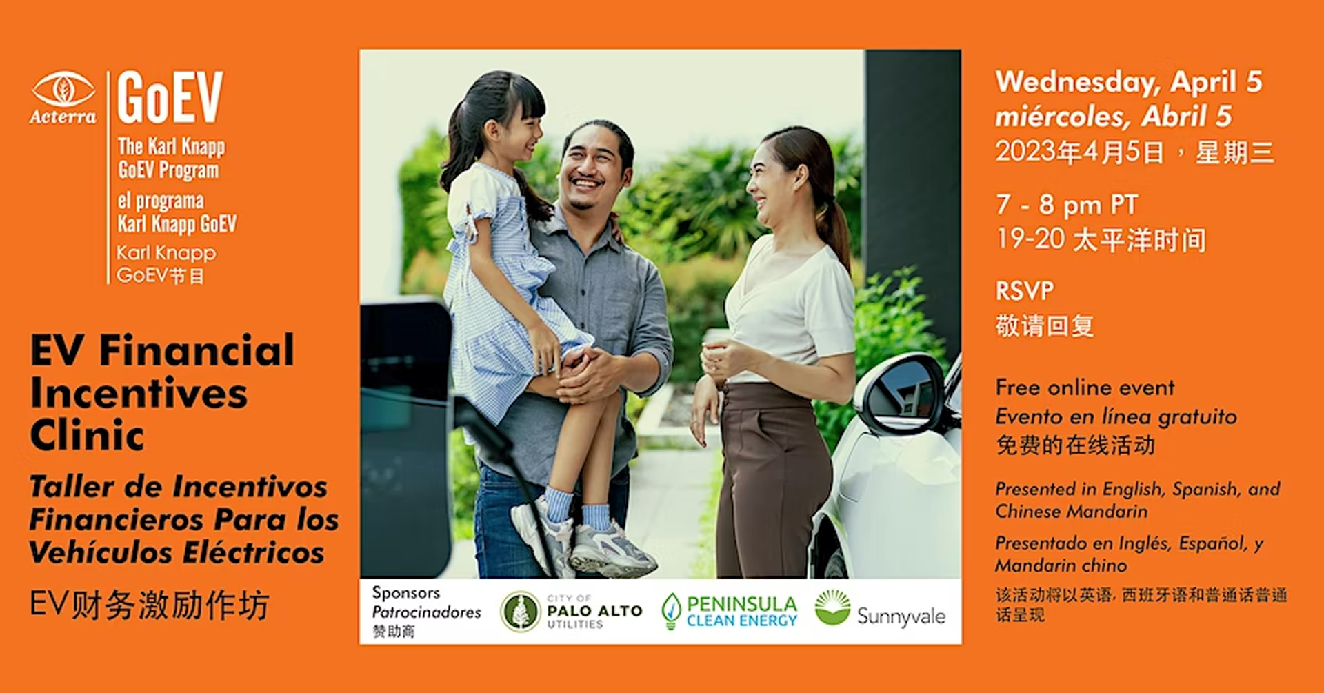 Acterra: EV Financial Incentives Clinic