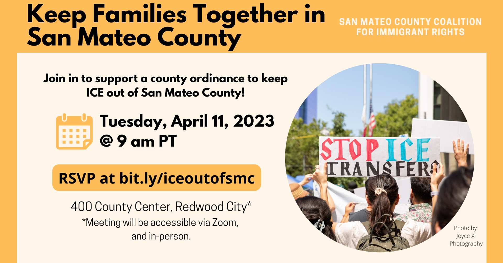 San Mateo County Coalition for Immigrant Rights: Board of Supervisors Meeting - Keep Families Together in SMC