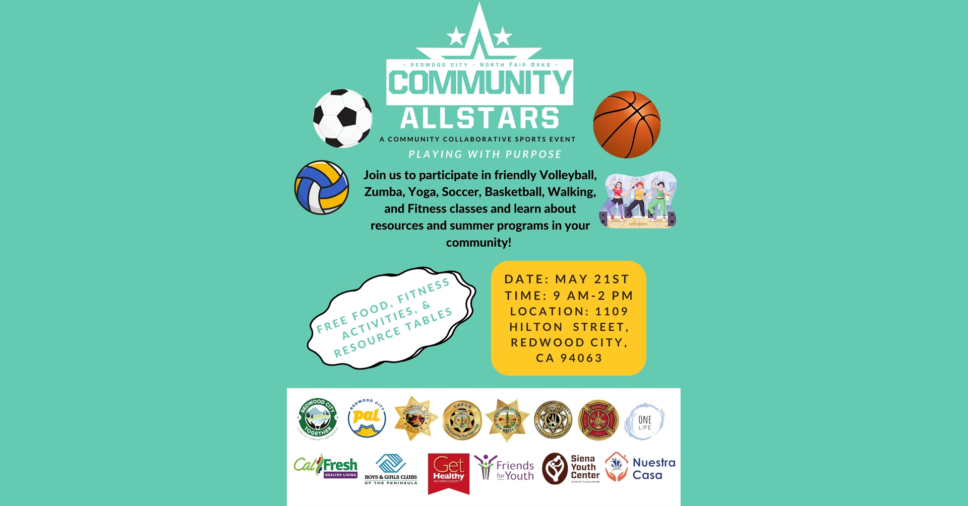Redwood City Together: Community All-Stars Sports Day