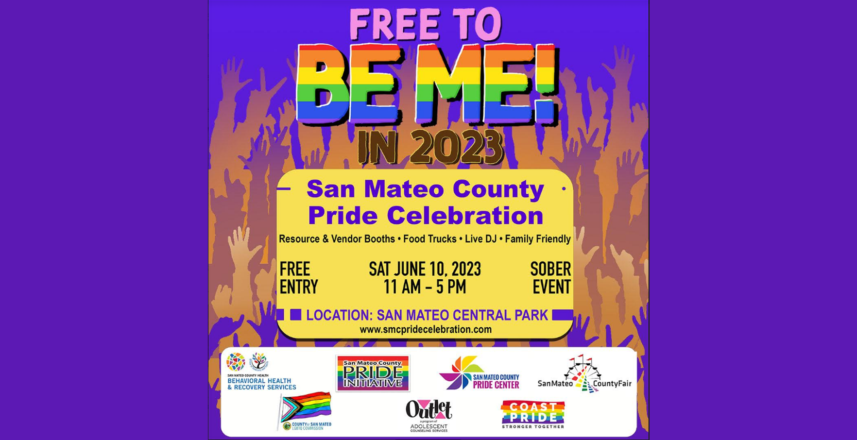 San Mateo County's 11th Annual Pride Celebration: Free to Be Me in 2023