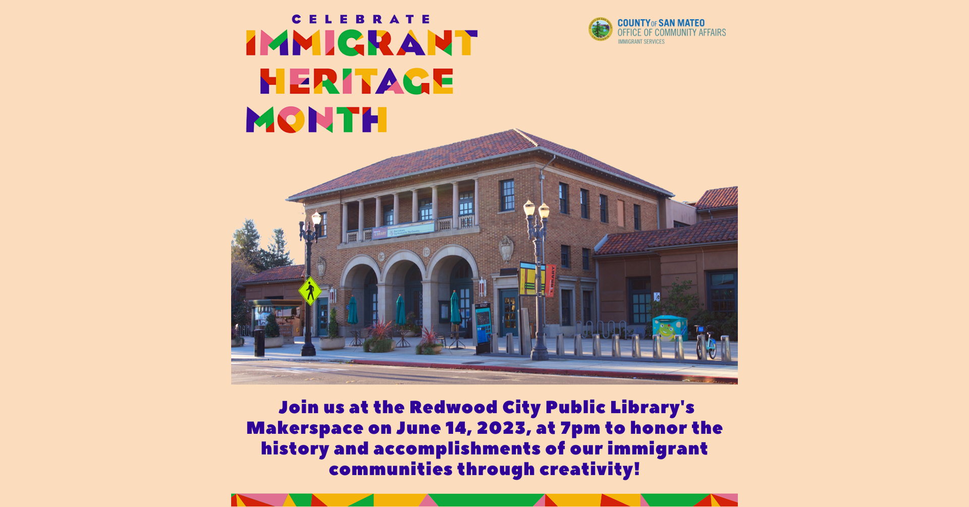 County of San Mateo Office of Community Affairs: Immigrant Heritage Month - Celebrating Immigrants