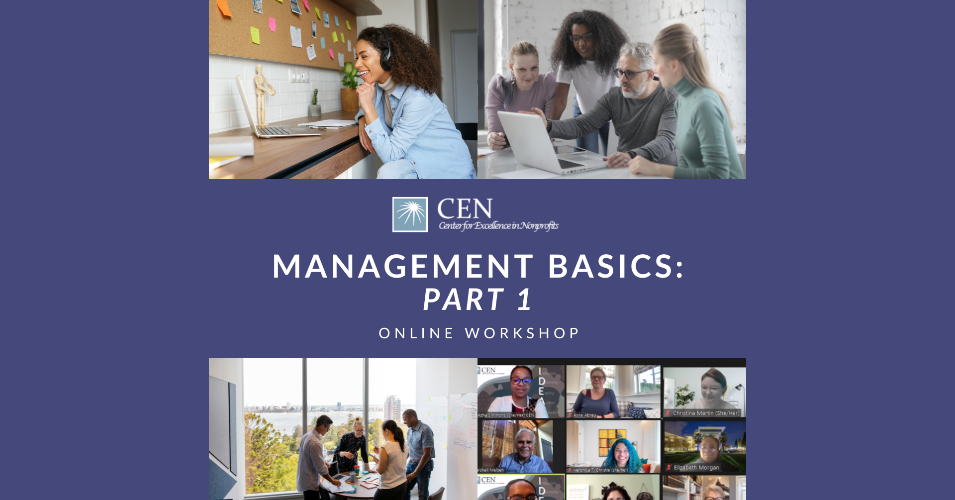 Center for Excellence in Nonprofits (CEN): Management Basics Part 1