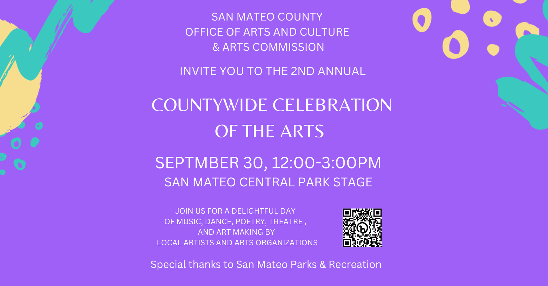 San Mateo County Office of Arts and Culture &amp; the Arts Commission: Countywide Celebration of the Arts