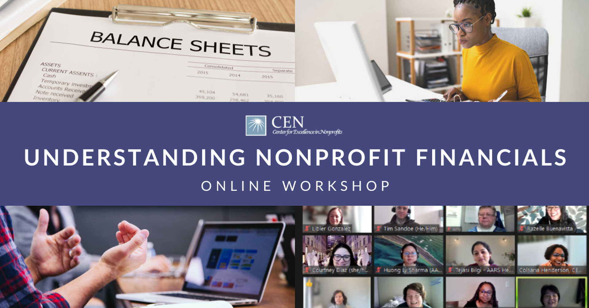 Center for Excellence in Nonprofits (CEN): Understanding Nonprofit Financials