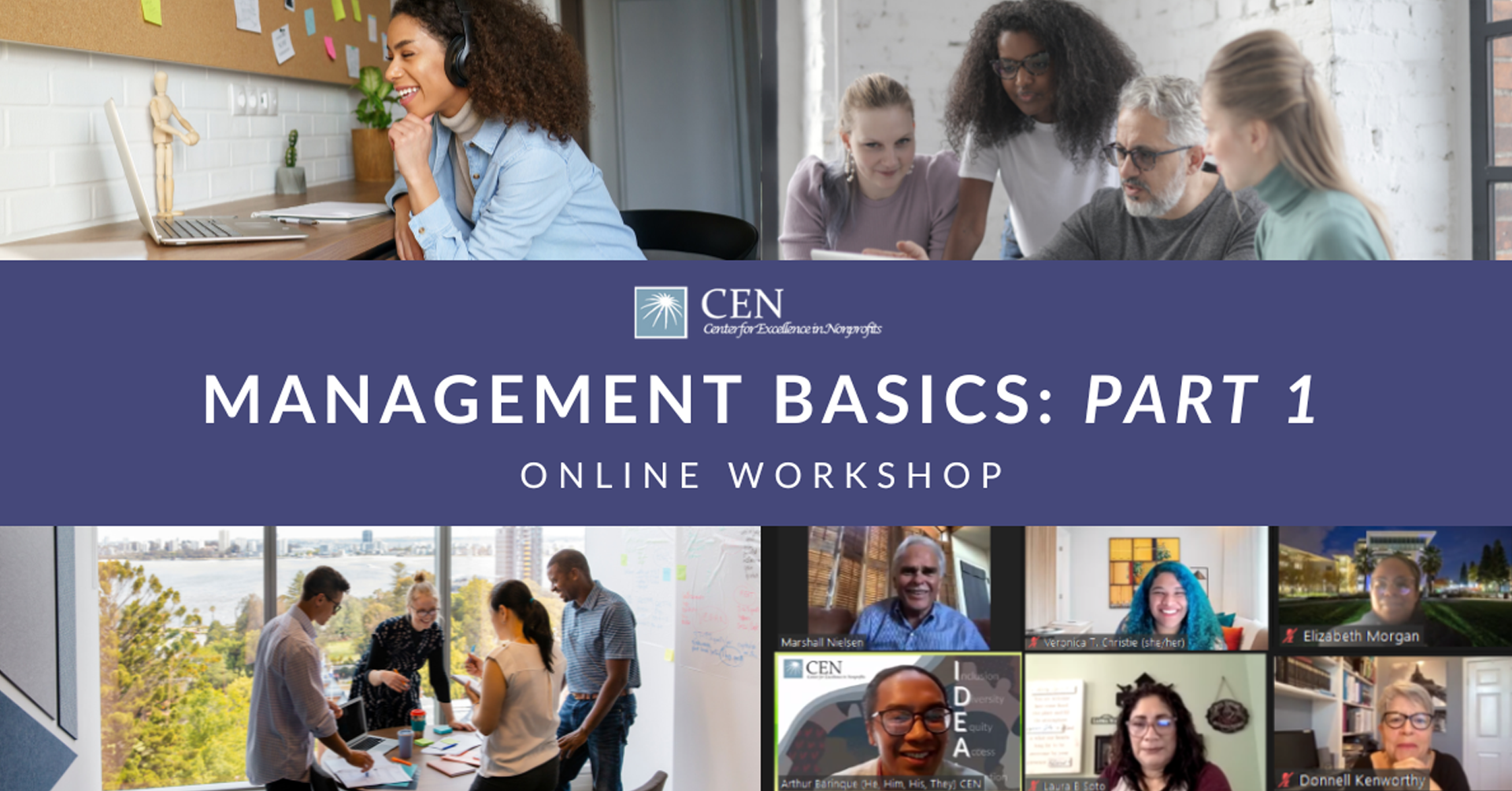 Center for Excellence in Nonprofits (CEN): Management Basics Part 1