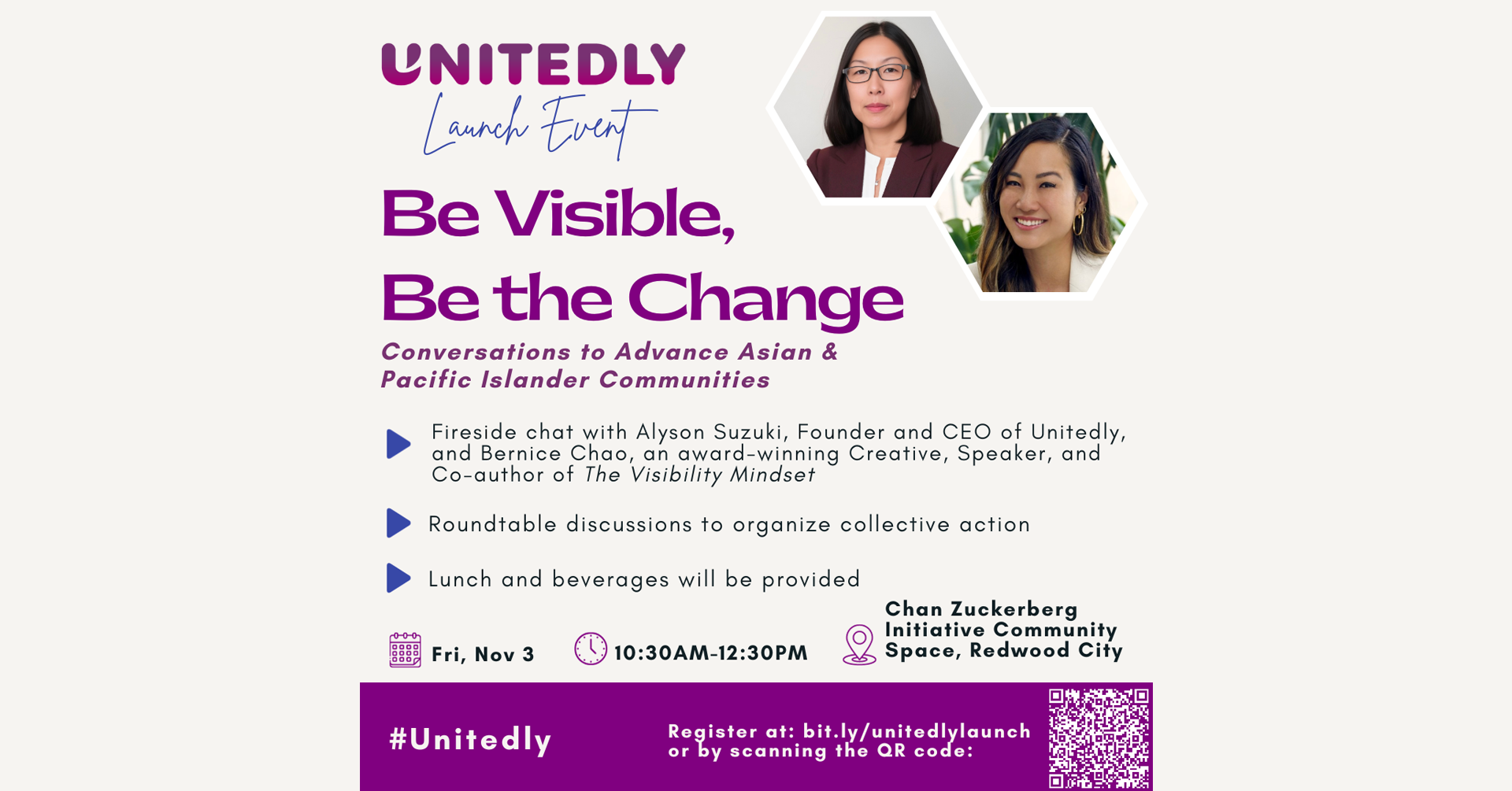 Unitedly: Be Visible, Be the Change - Conversations to Advance Asian & Pacific Islander Communities