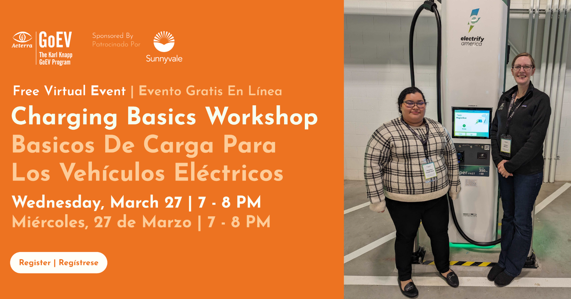 Acterra: EV Charging Basics Workshop / Básicos de carga para los vehículos eléctricos