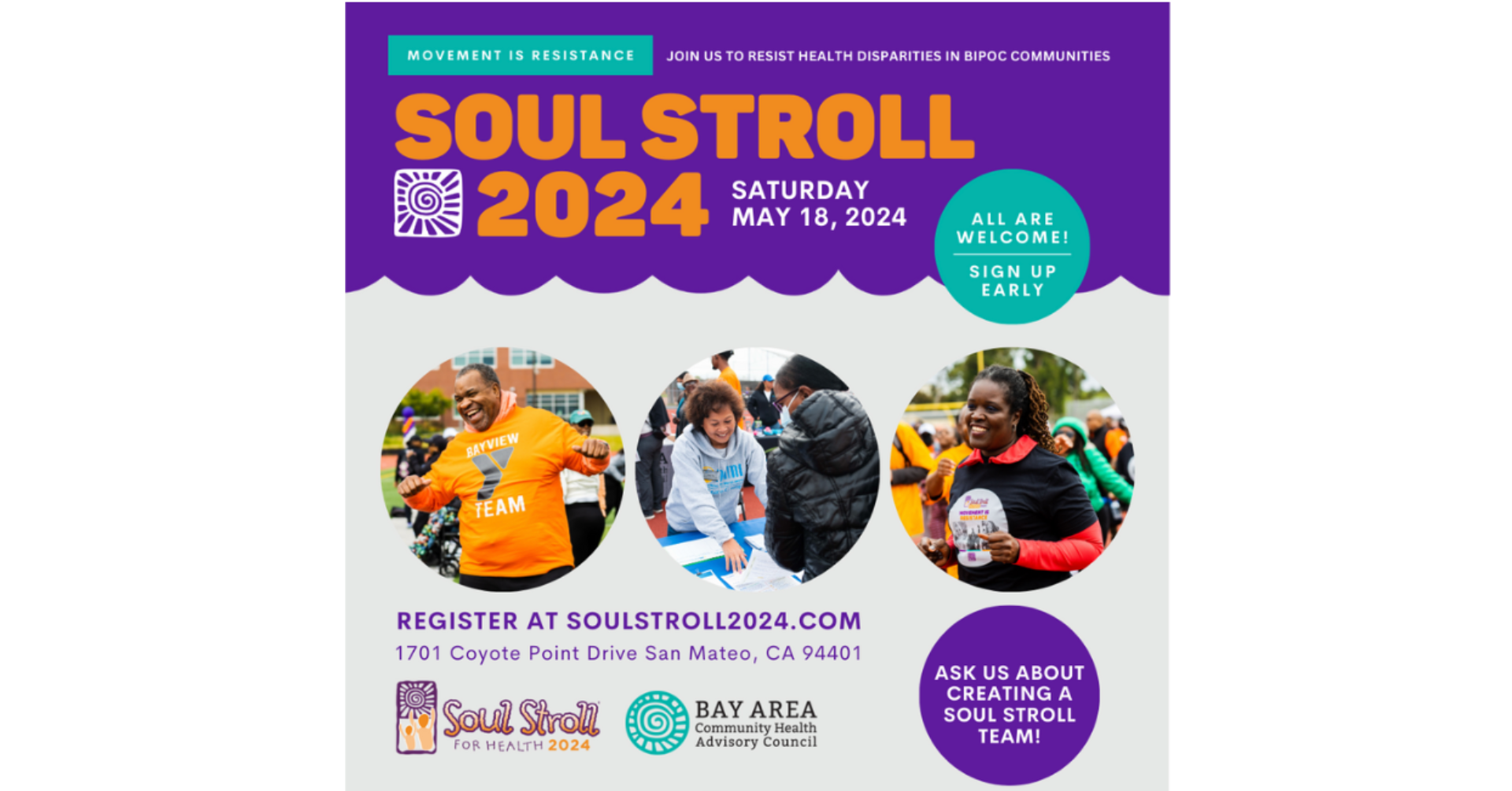 Bay Area Community Health Advisory Council: Soul Stroll 
