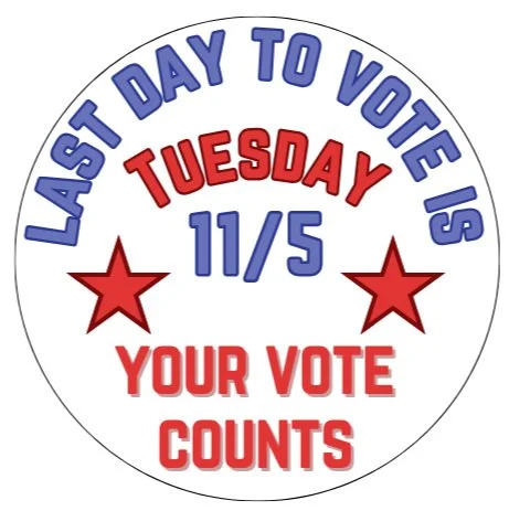 Last Day to Vote Sticker