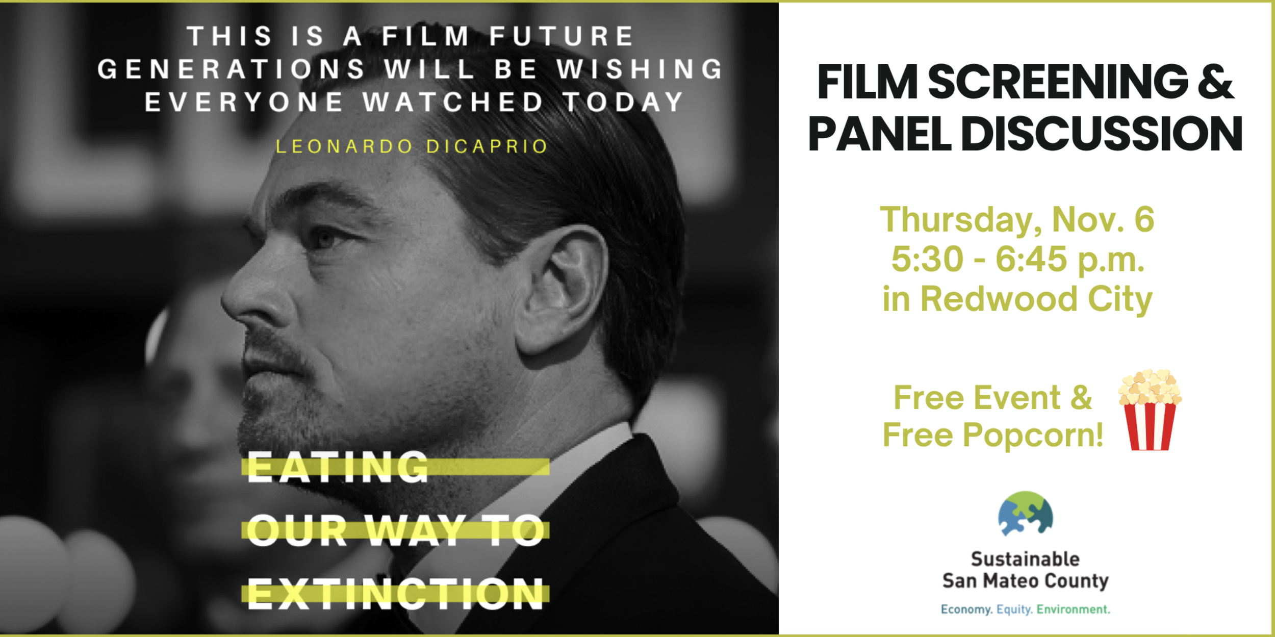 Sustainable San Mateo County: Film Screening and Discussion: Eating for Our Health and Planet