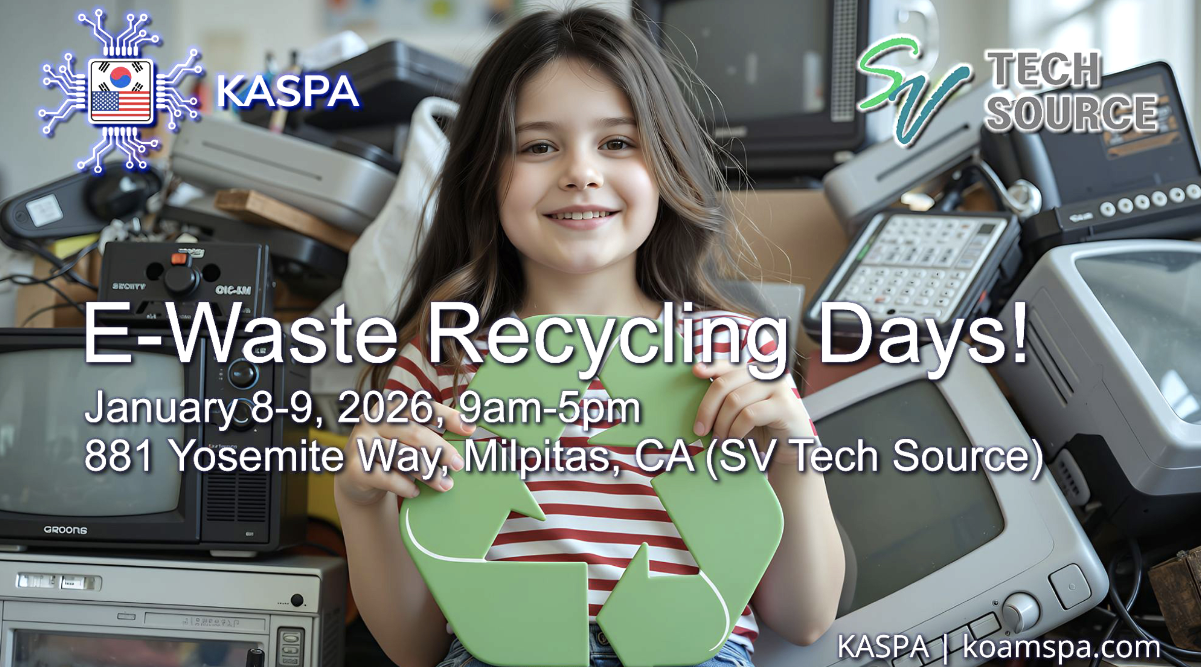 Korean American Semiconductor Professional Alliance: E-Waste Recycling Days