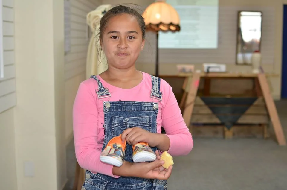 Customized footwear workshop by Miriama Grace-Smith. Check out more of Miriama's work here.