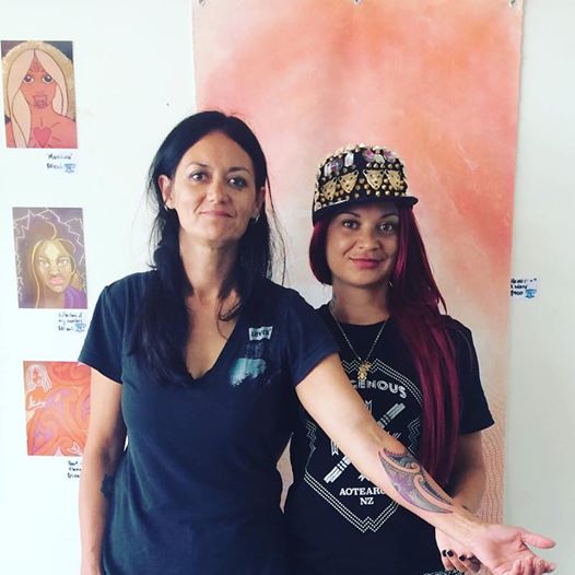 Me with a lovely moko client during phase two.