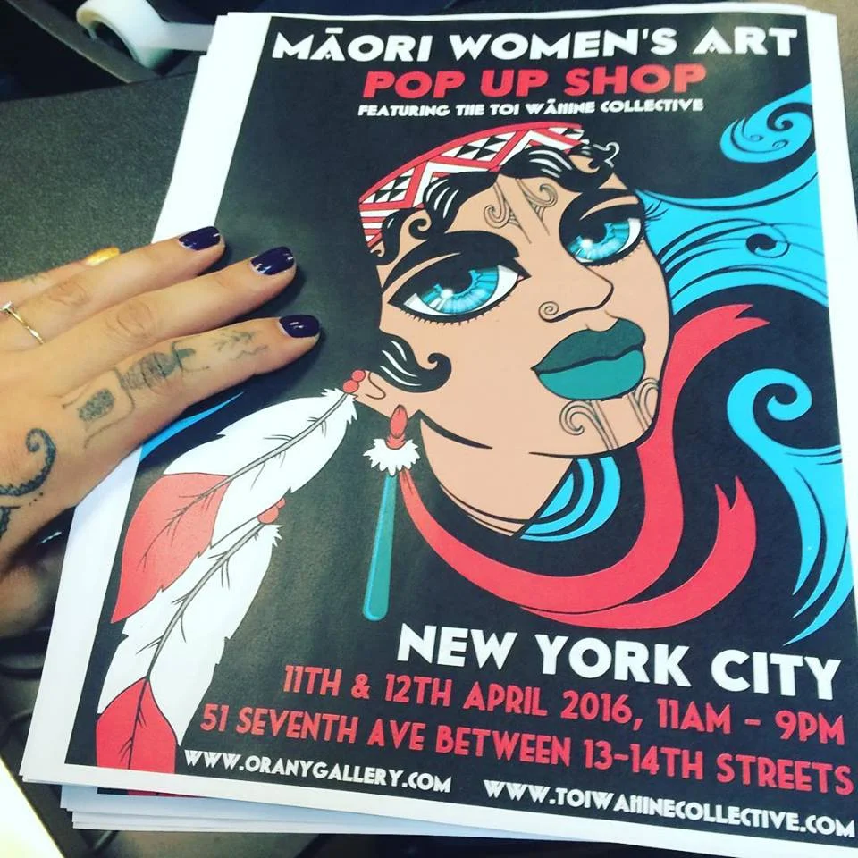 Our Toi Wāhine Collective two day pop up shop at Ora Ny Gallery was off the hook!