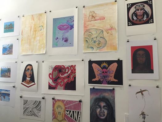 A selection of the capsule collection by Toi Wāhine Collective at Ora Ny Gallery.