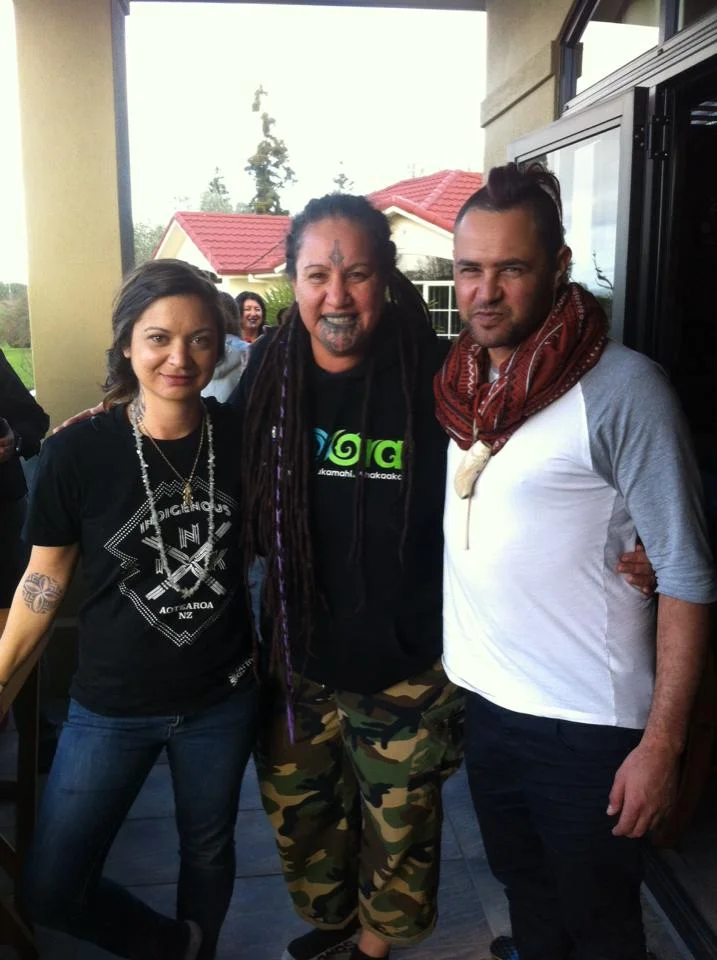 With Benita Tahuri and my partner Jerome Kavanagh.