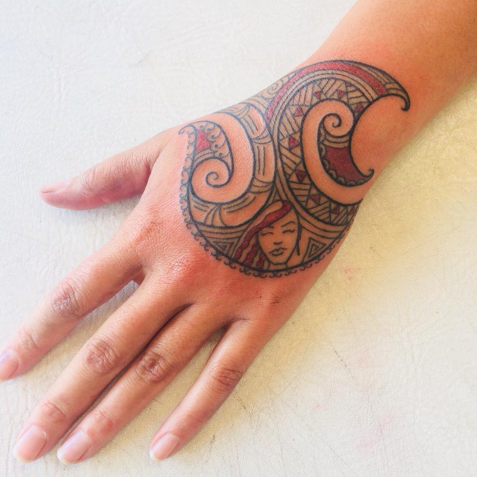 Rihanna gets Maori tattoo hammered onto hand  Drum