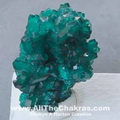 Dioptase is a Heart Chakra stone.