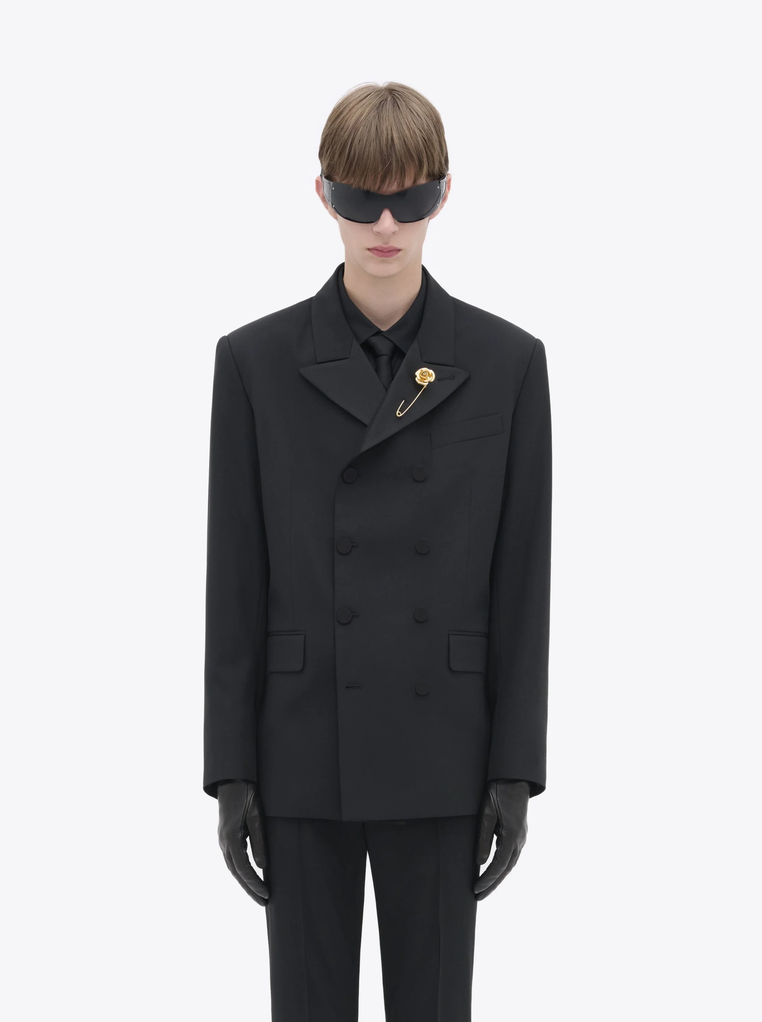 8 BUTTON DOUBLE BREASTED BLAZER — ERNEST W. BAKER