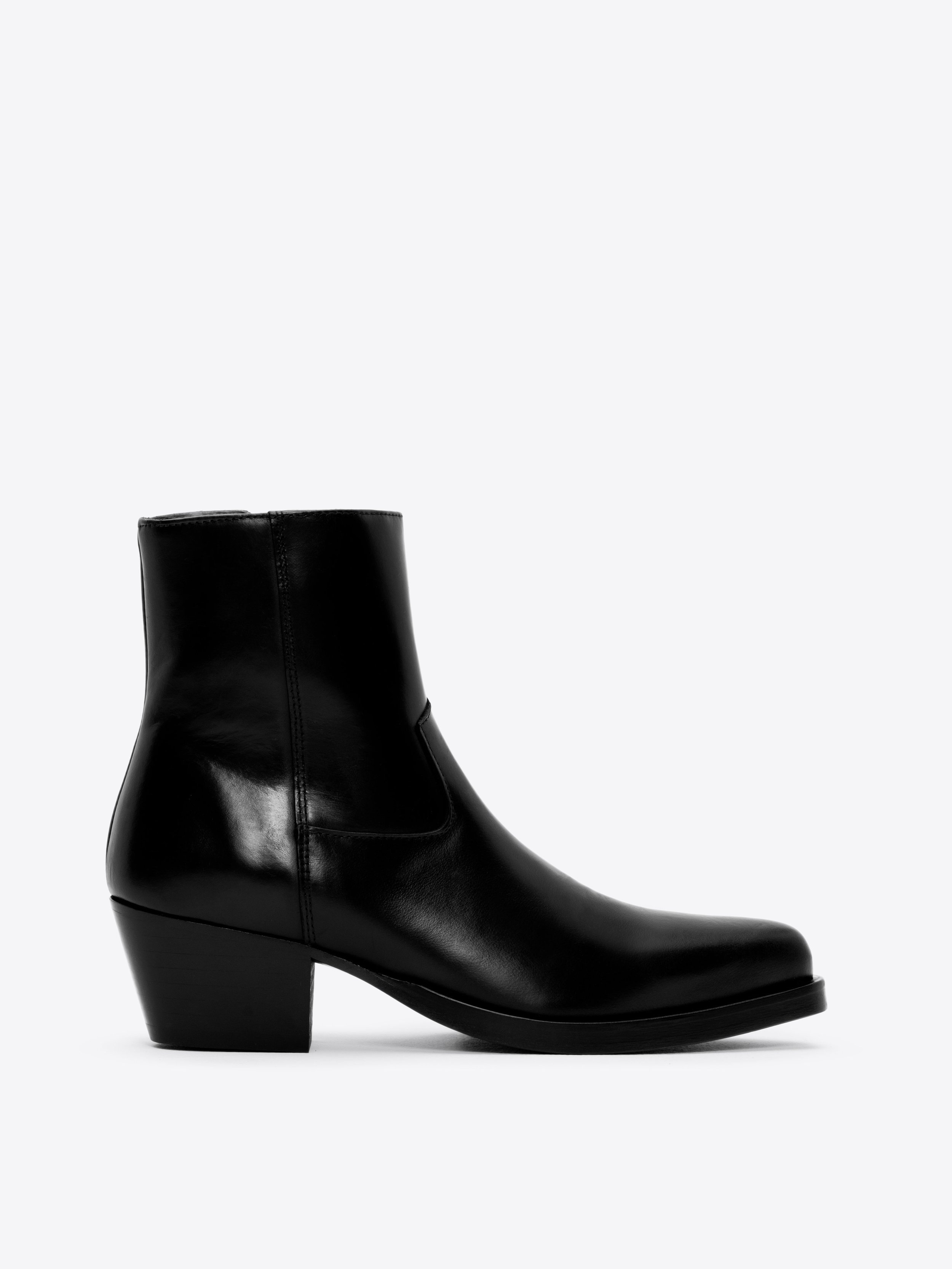 Western Boots - Black — ERNEST W. BAKER