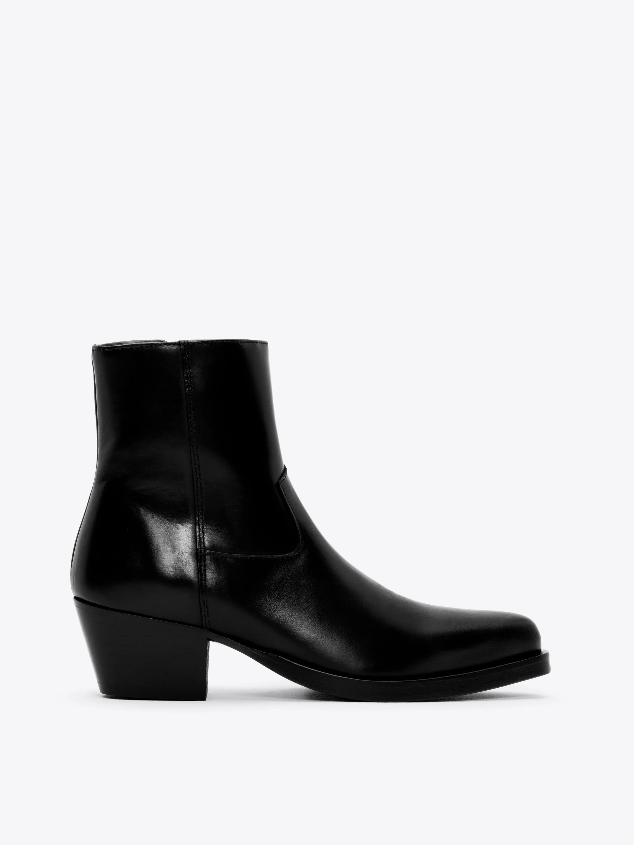 WESTERN BOOTS - BLACK — ERNEST W. BAKER