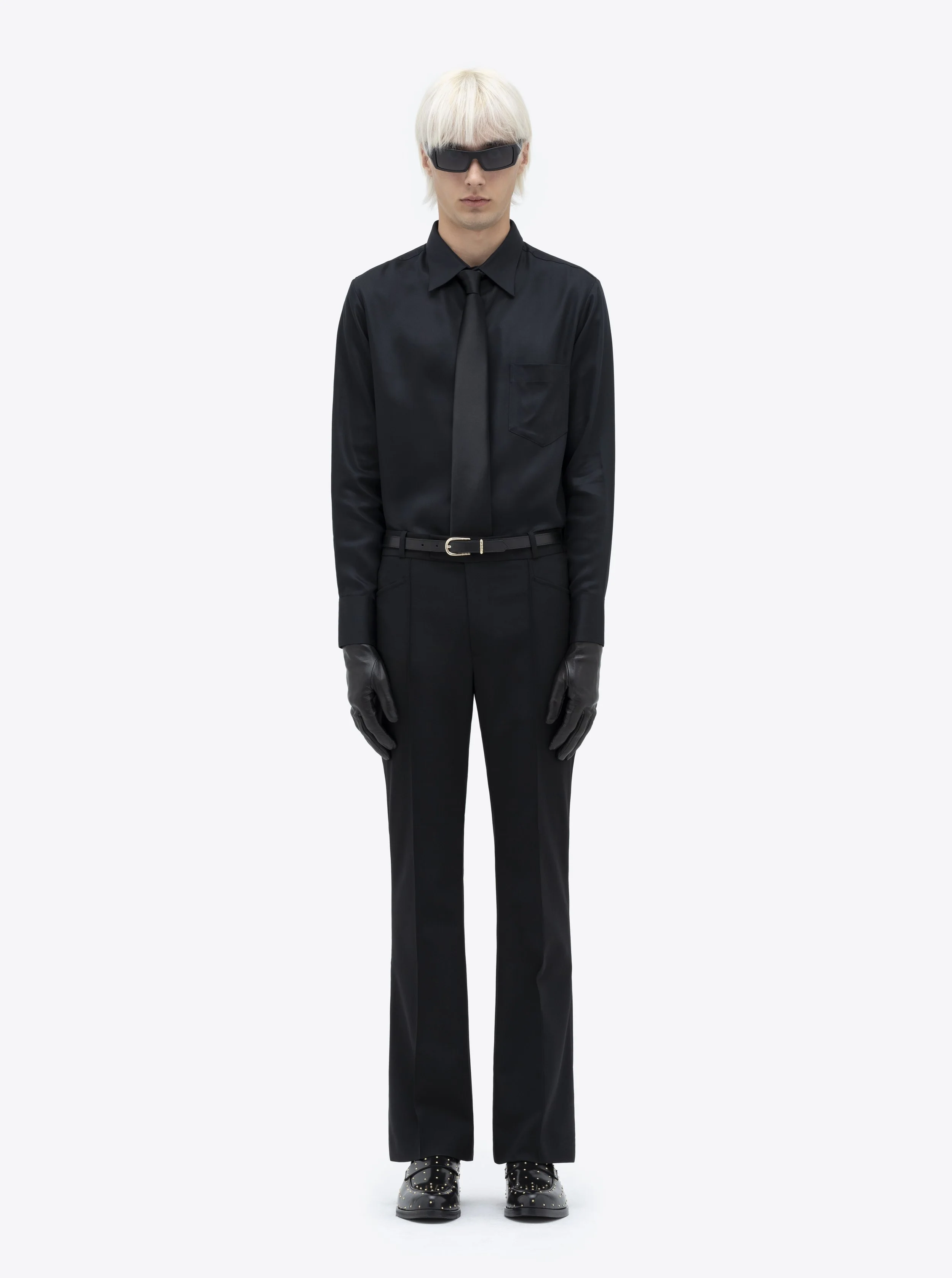 FLARE TROUSERS - BLACK — ERNEST W. BAKER display picture 1