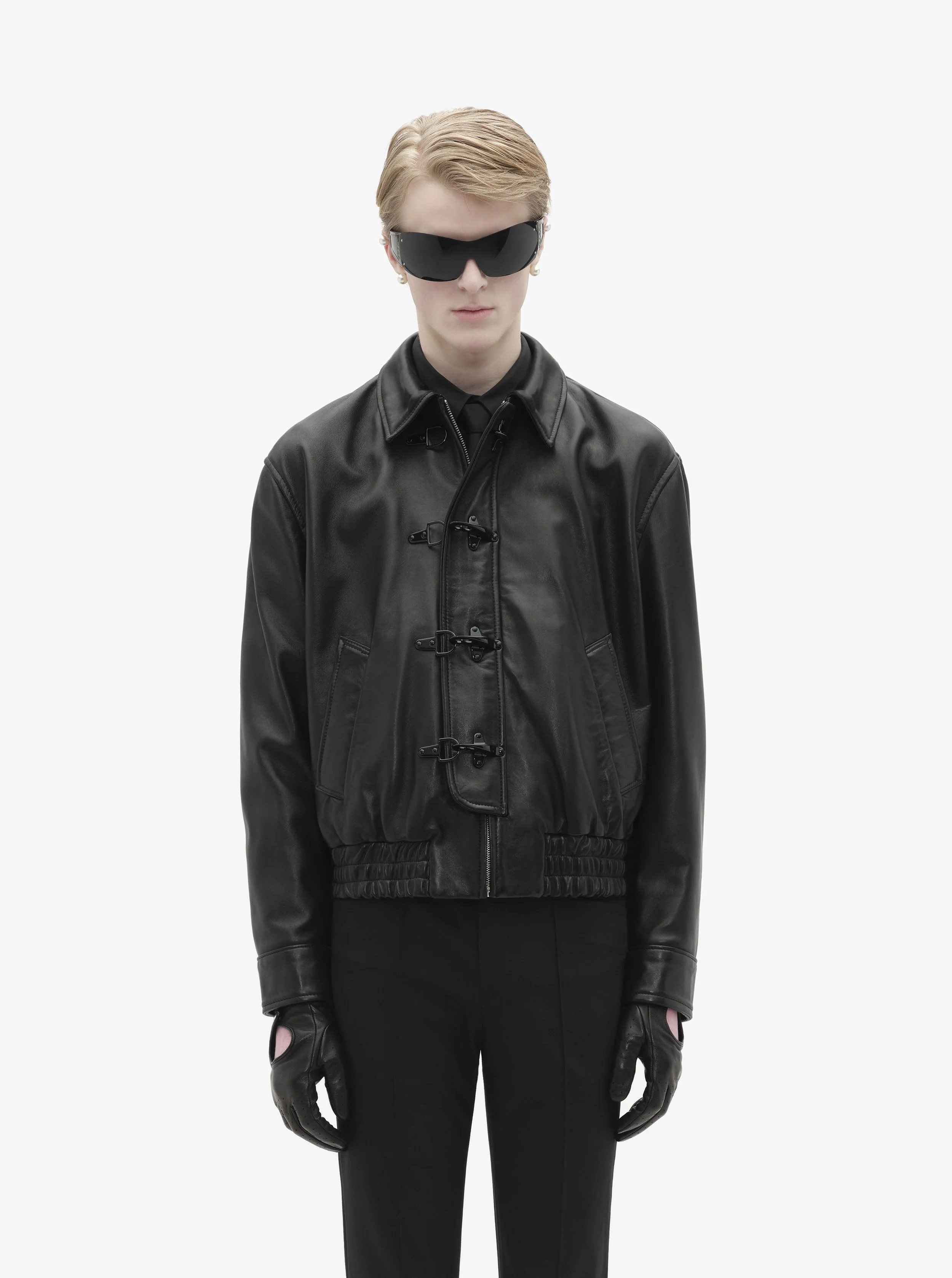 BUCKLE BOMBER - BLACK — ERNEST W. BAKER