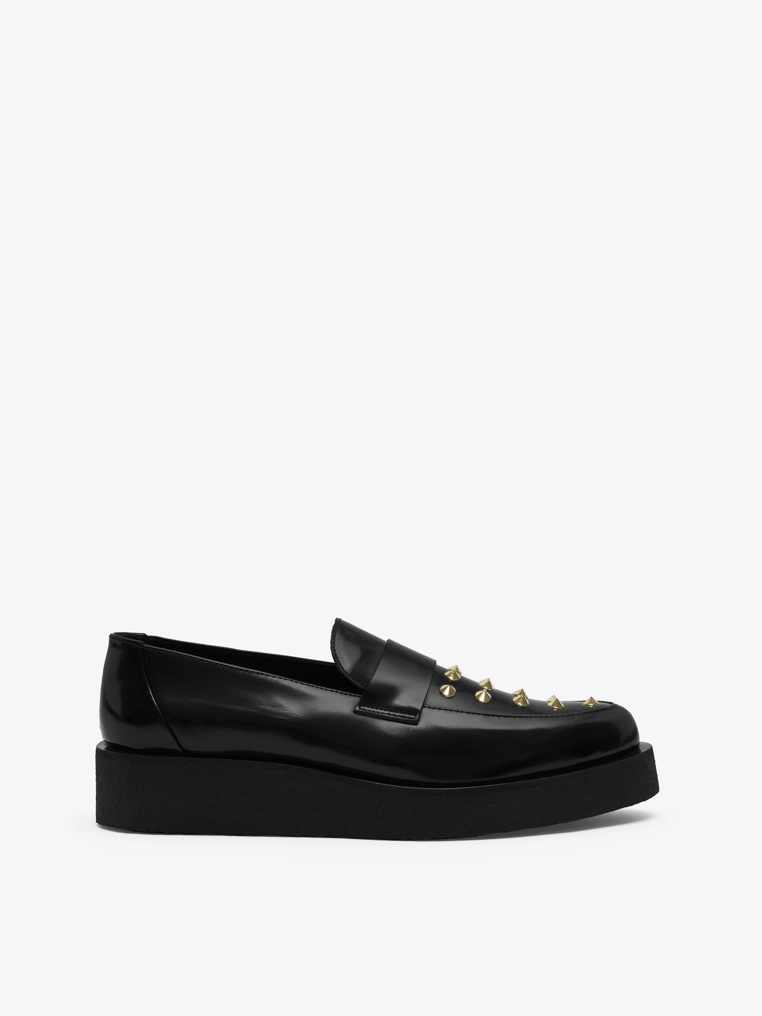 CREEPER LOAFERS - GOLD STUDDED — ERNEST W. BAKER