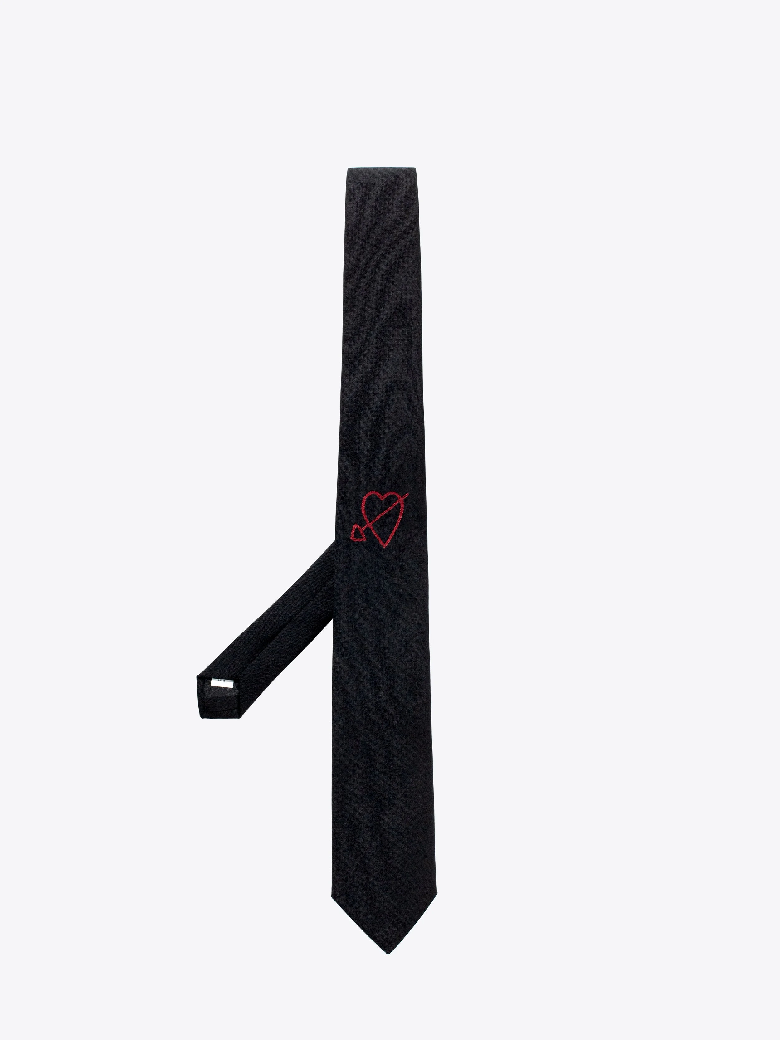 HEART EMBROIDERED TIE — ERNEST W. BAKER