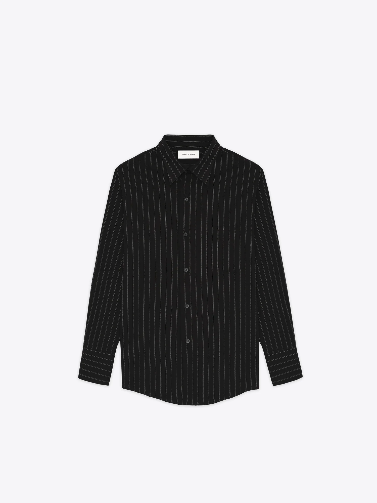 ERNEST W. BAKER】PIN STRIPE POLO S