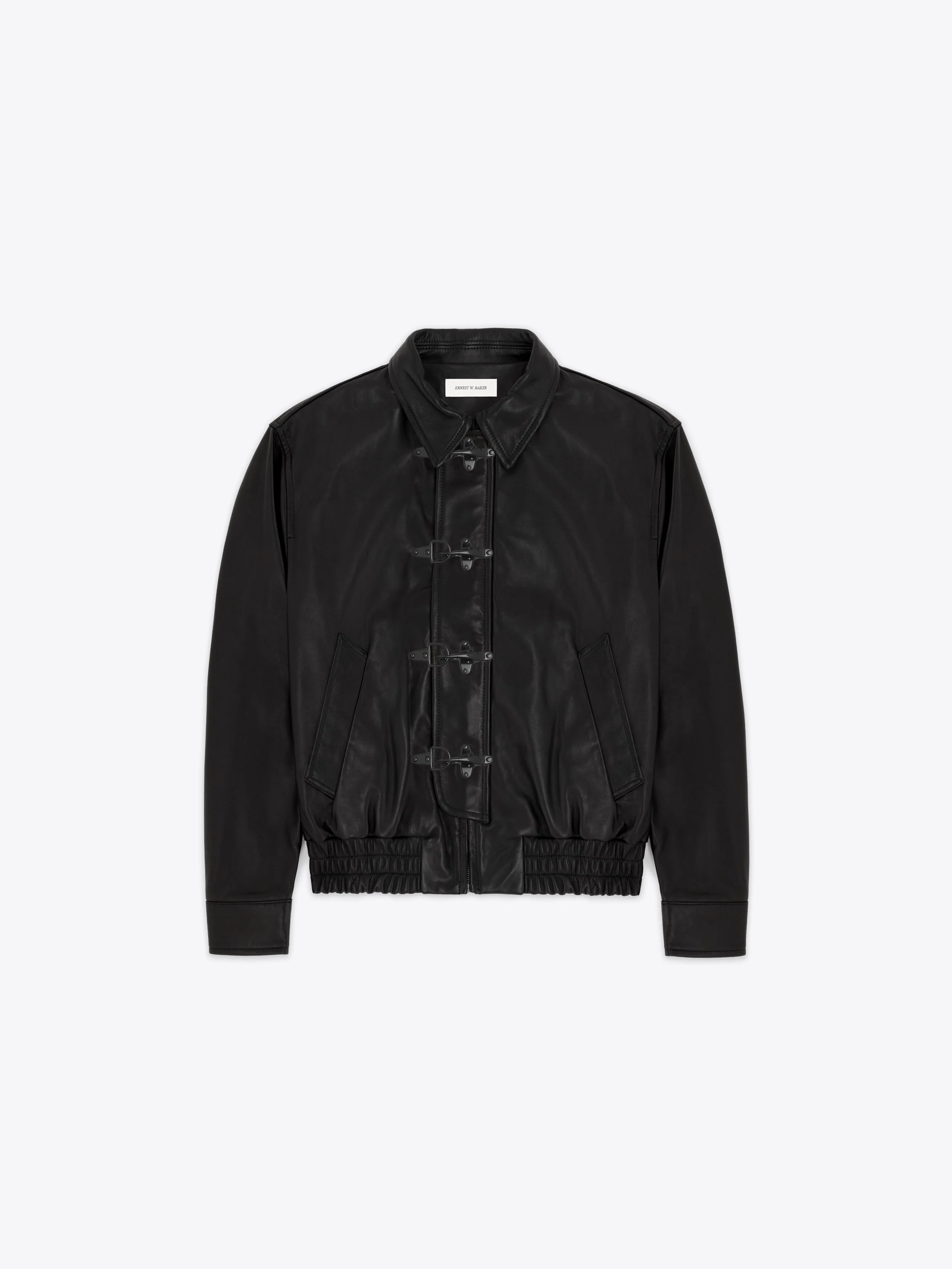 BUCKLE BOMBER - BLACK — ERNEST W. BAKER