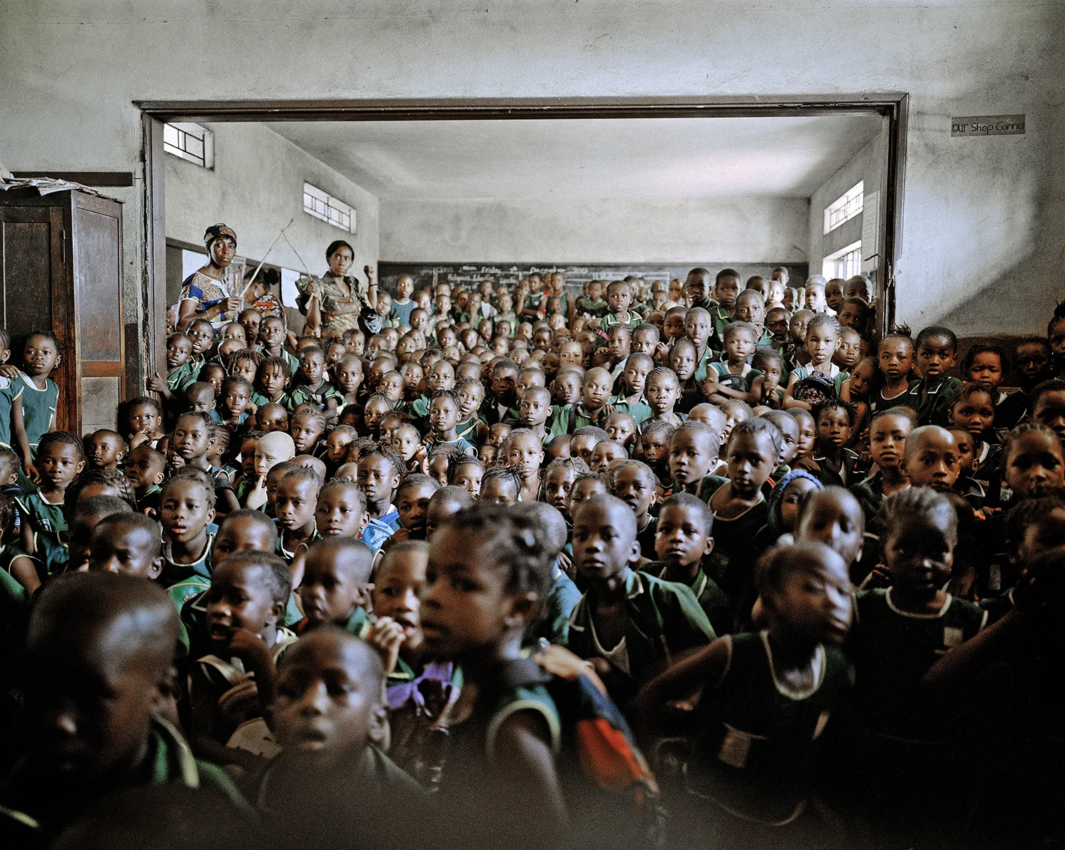 Cholera education. Holy Trinity Primary School, Freetown, Sierra Leone, 2012.