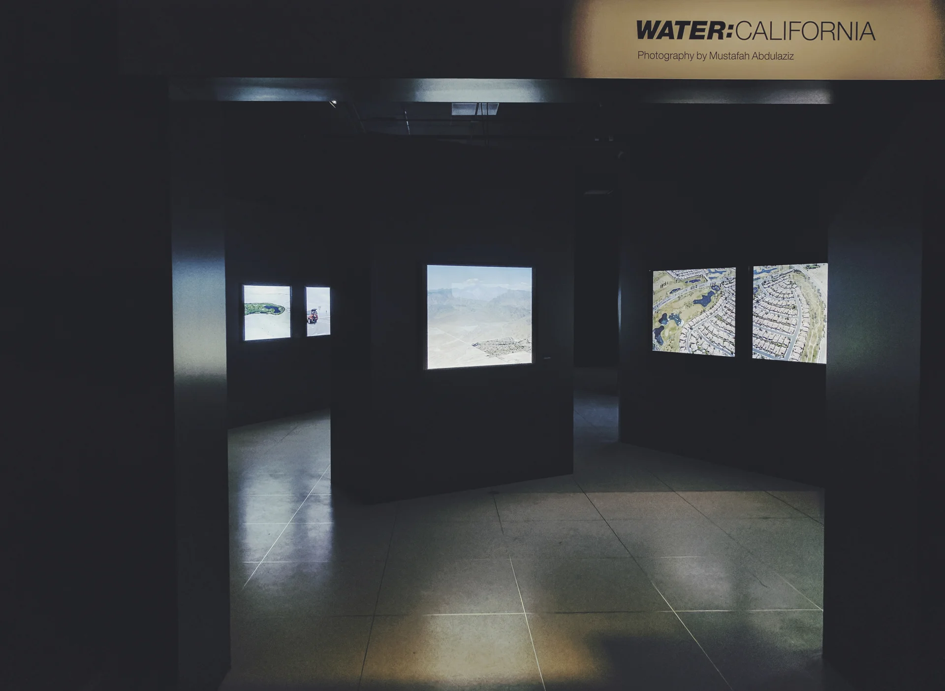 Water: California , November 12, 2016 to January 30, 2017, National Geographic Museum, Washington D.C., USA. 36 x 48 cm lightboxes (3) 30 x 40 cm lightboxes (13)