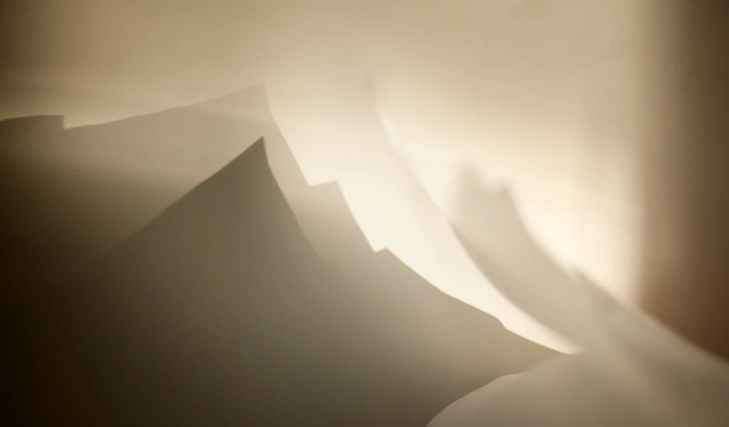 Paper and shadows, studio