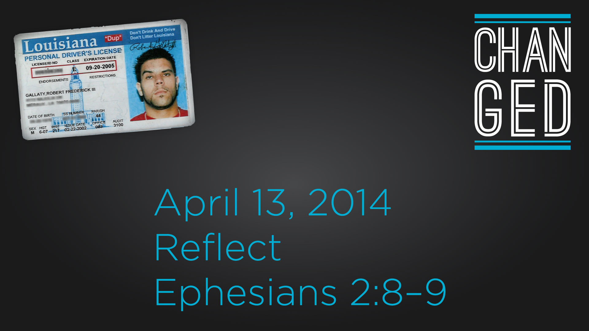 Changed to Reflect: Be Salt & Light