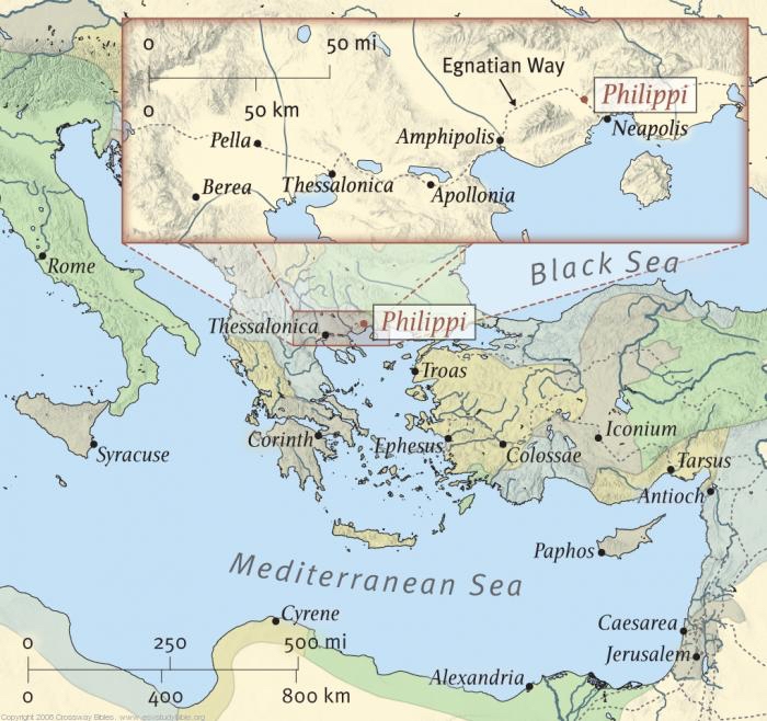  Map taken from the ESV Study Bible