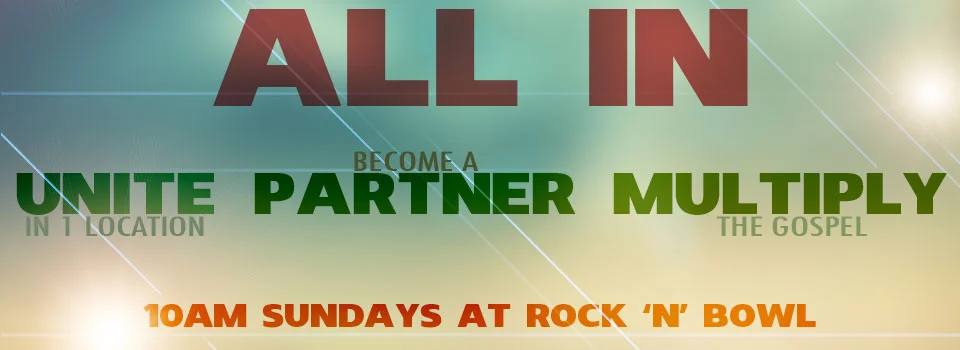 Go ALL IN, We Need You.