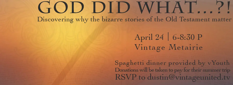 God Did What…?!: Discovering Why the Bizarre Stories of the Old Testament Matter 