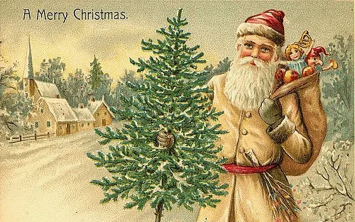 Santa Claus up on The Rooftop