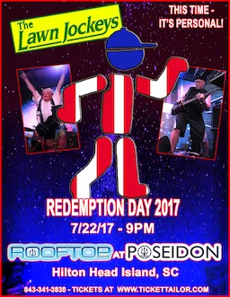 The Lawn Jockeys Return to the Rooftop at Poseidon!