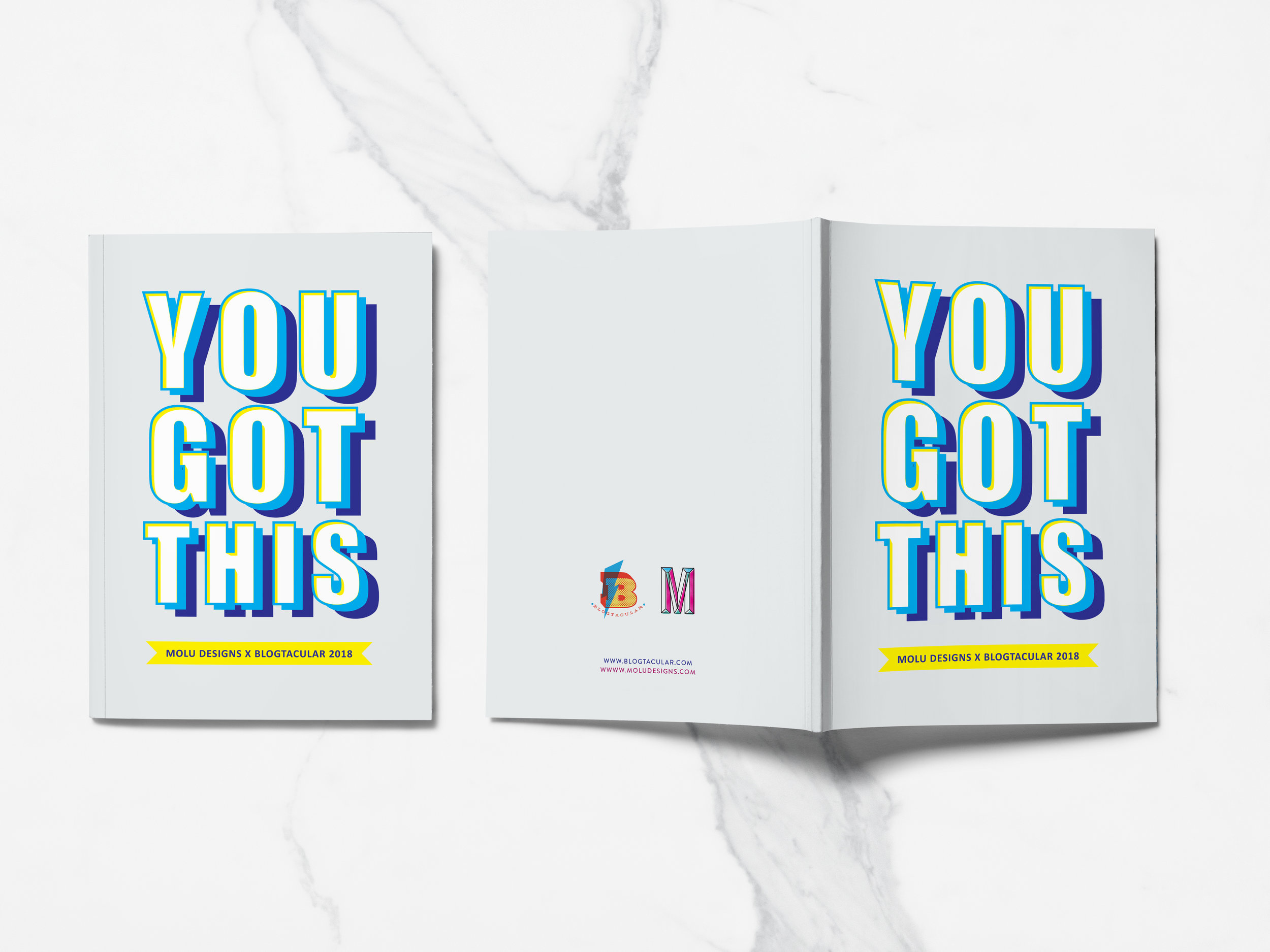 The key concept behind this type-based design was to provide a fun and punchy motivational slogan that complimented the spirit of the conference; a reminder and reassurance to stand for one’s beliefs and dreams. Using a san serif typeface, the style of the type lock is intentionally simple and gender-neutral with colours that tied back to the event’s overall brand.