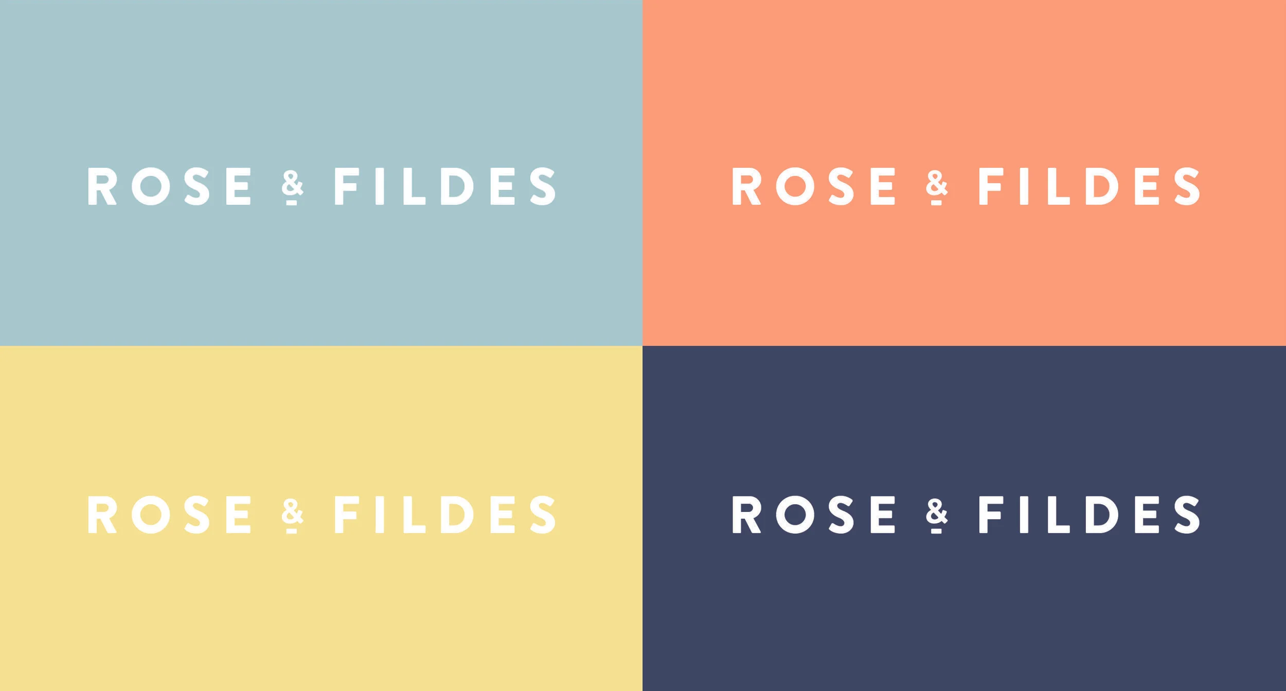  Branding for a small independent deli and cafe. Purveyors of fine fine foods, Rose &amp; Fildes, epitomises traditional British cuisine and with a fresh, modern twist. 