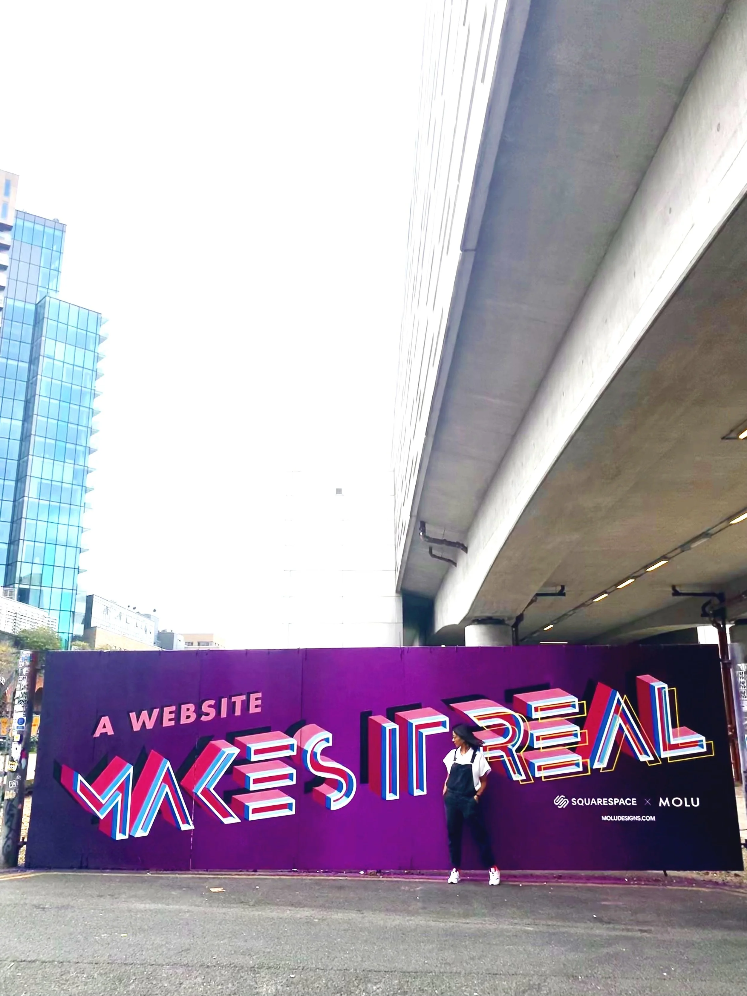  Teaming up with Squarespace and Global Street Art, this project was part of a large campaign to highlight the impact of street art and discuss the importance of having an online presence, through our work.  The brief was all about our interpretation