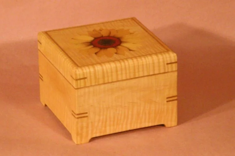 Tiger Maple Jewelry Box