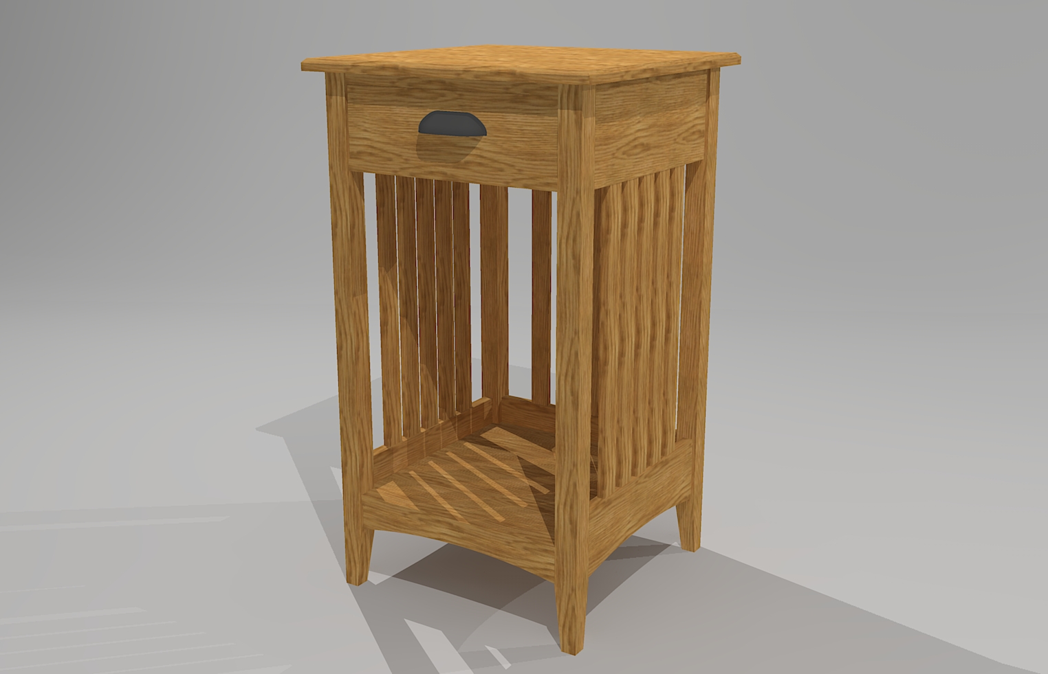 Mission Style Nightstand