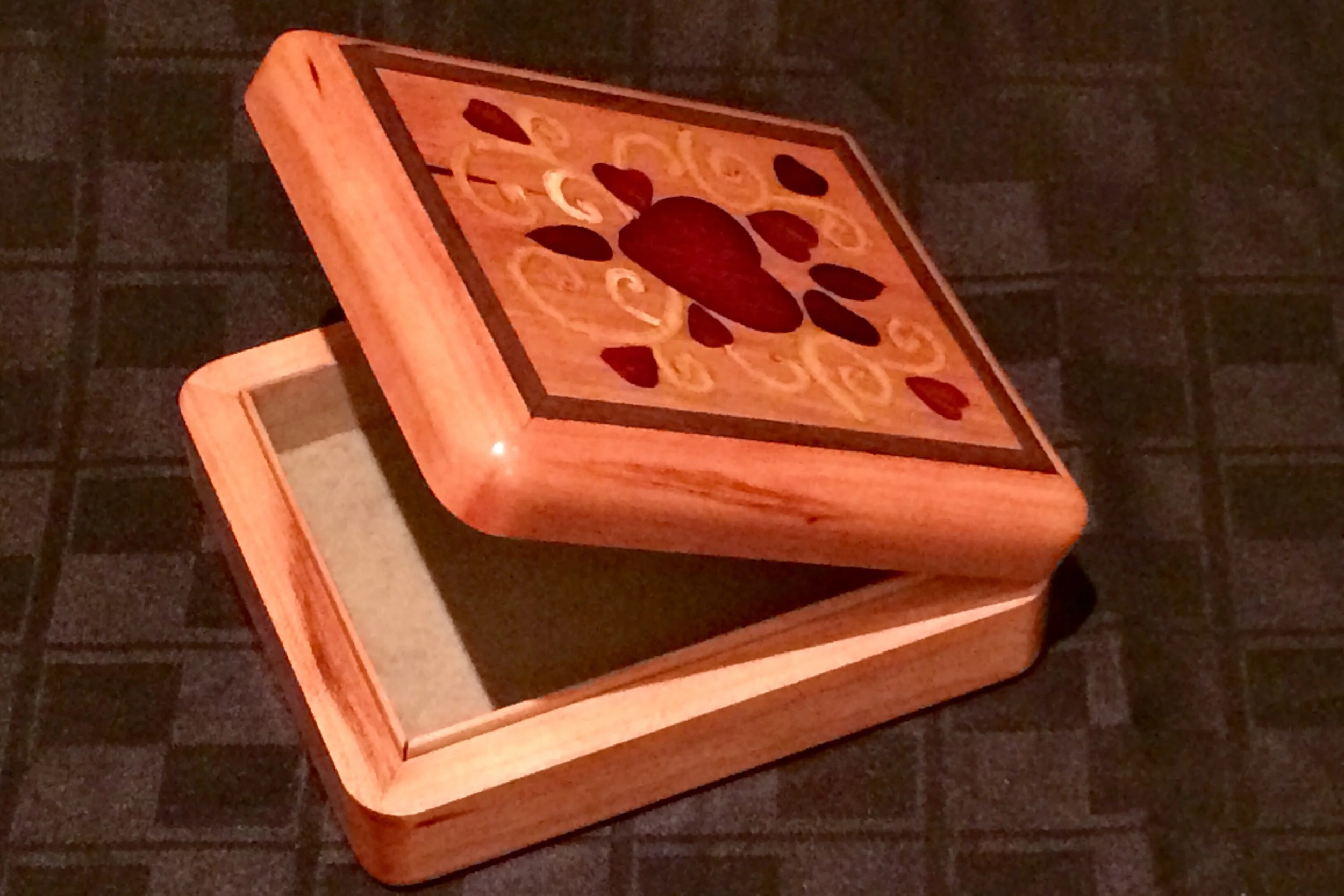 Custom Jewelry Box Detail