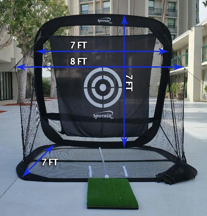 Spornia hitting net for inside swing training.