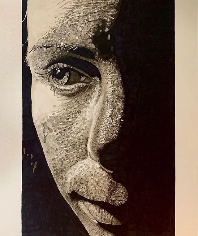 A pen and ink drawing that was done using one of my old charcoal drawings as a reference. :
#art #fineart #fineartist #worksonpaper #drawing #penandink #penandinkdrawing #seattleart #seattleartpost #seattleartist #creative #representationalart #artis