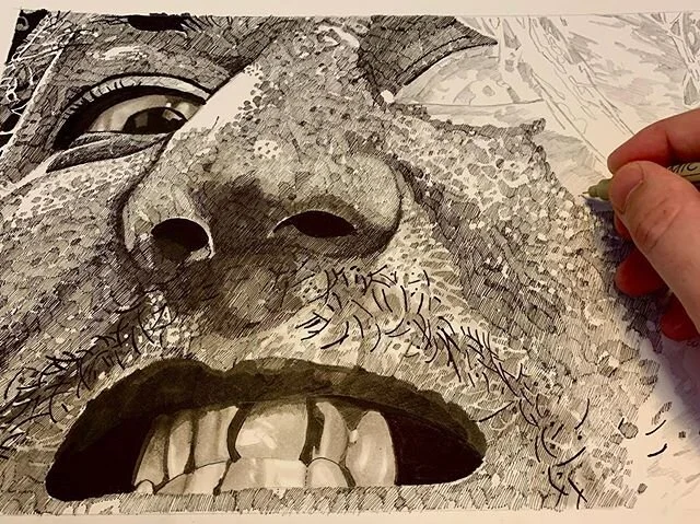 I&rsquo;m working on a drawing of me when I had my twenty inch dreads. In progress!
: :
#art #artist #artistsoninstagram #artwork #artworks #workonpaper #seattleart #seattleartpost #seattleartist #seattleartscene #artinprogress #penandink #inkart #te