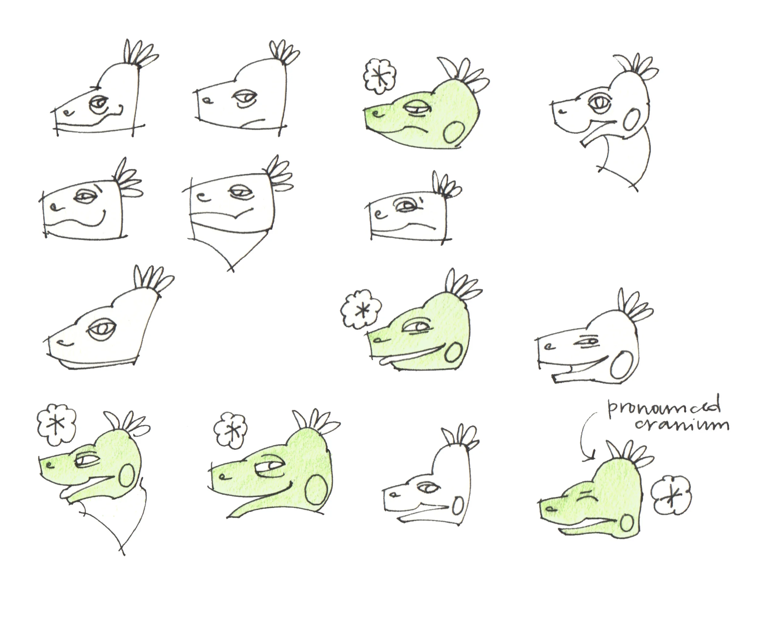 Mo Character | Head Shape Tests | July 2014